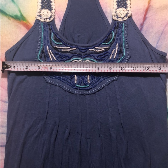 Boho Beaded Razorback Tank - Picture 5 of 5